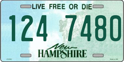 NH license plate 1247480