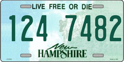 NH license plate 1247482
