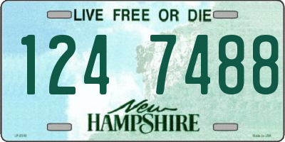 NH license plate 1247488