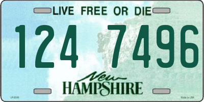 NH license plate 1247496