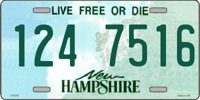NH license plate 1247516