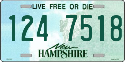 NH license plate 1247518