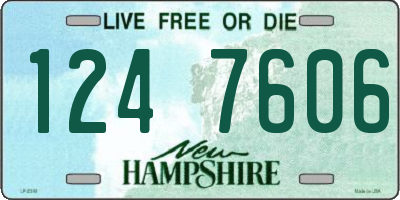 NH license plate 1247606