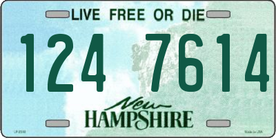 NH license plate 1247614