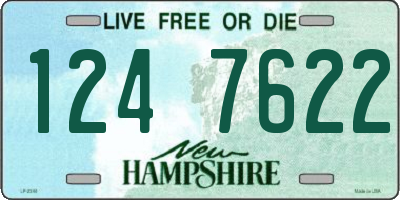 NH license plate 1247622