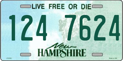 NH license plate 1247624