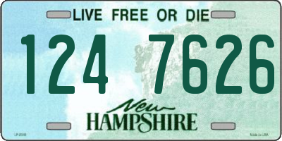 NH license plate 1247626