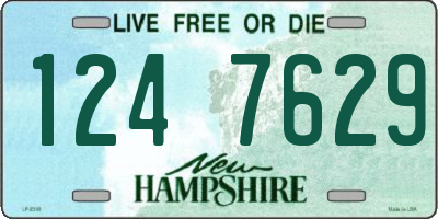 NH license plate 1247629