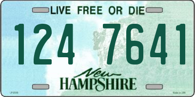 NH license plate 1247641