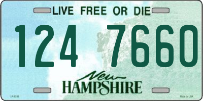 NH license plate 1247660