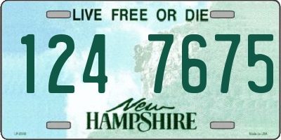 NH license plate 1247675