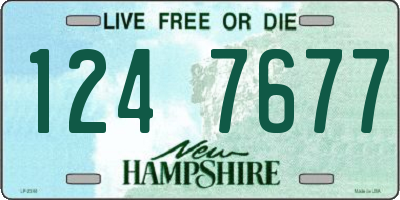 NH license plate 1247677