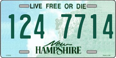NH license plate 1247714