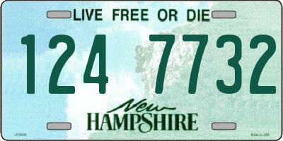 NH license plate 1247732