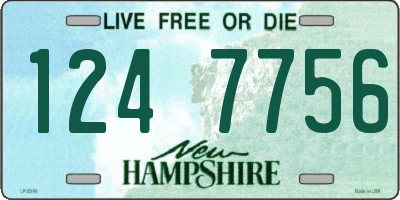 NH license plate 1247756