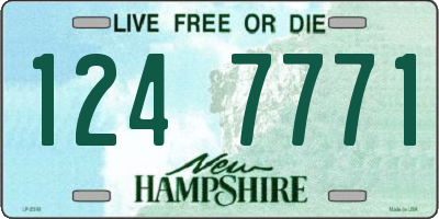 NH license plate 1247771
