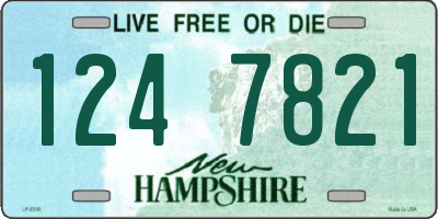NH license plate 1247821