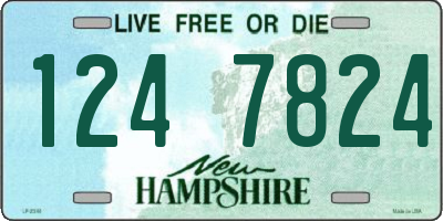 NH license plate 1247824
