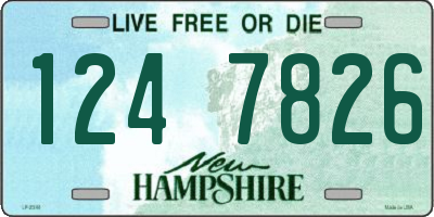 NH license plate 1247826