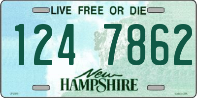 NH license plate 1247862