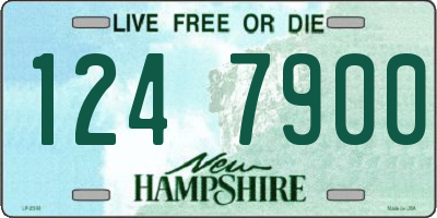 NH license plate 1247900