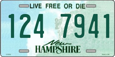 NH license plate 1247941