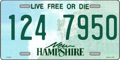 NH license plate 1247950