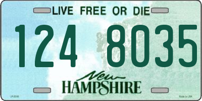 NH license plate 1248035