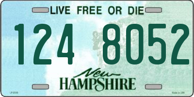 NH license plate 1248052