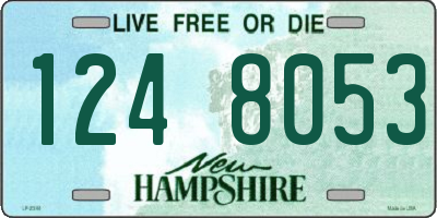 NH license plate 1248053