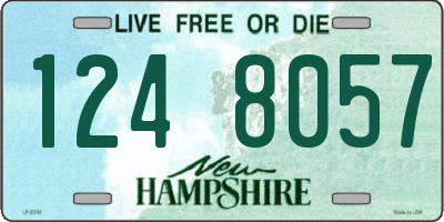 NH license plate 1248057