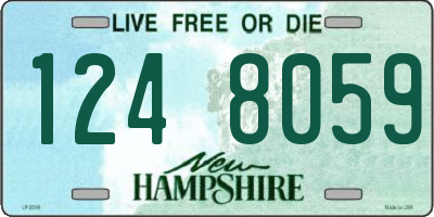 NH license plate 1248059