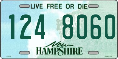NH license plate 1248060
