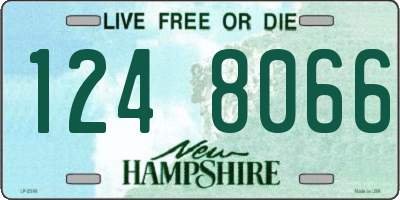 NH license plate 1248066
