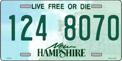 NH license plate 1248070