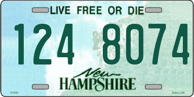 NH license plate 1248074