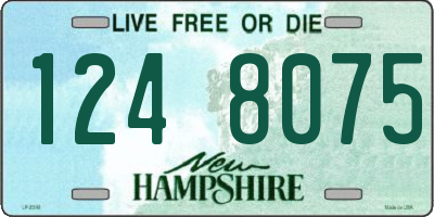 NH license plate 1248075