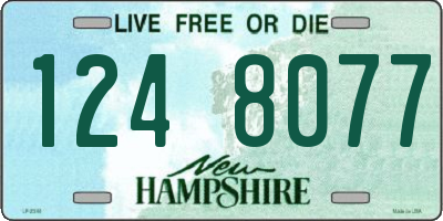 NH license plate 1248077