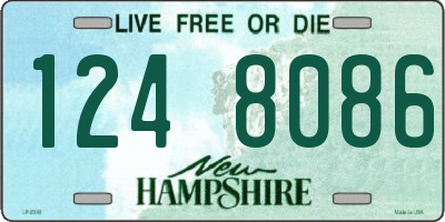NH license plate 1248086