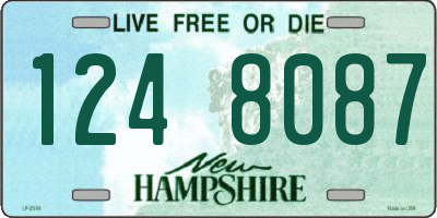 NH license plate 1248087