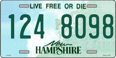 NH license plate 1248098