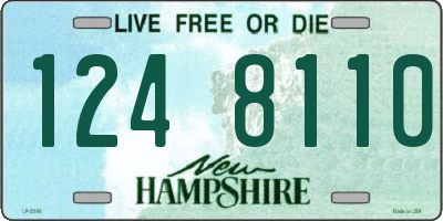 NH license plate 1248110