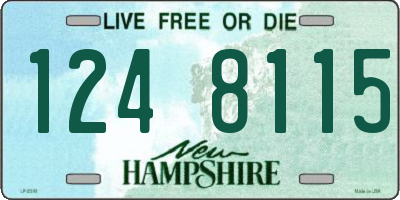 NH license plate 1248115