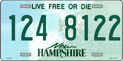 NH license plate 1248122