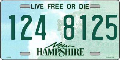 NH license plate 1248125