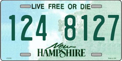 NH license plate 1248127