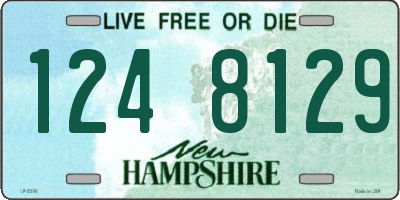 NH license plate 1248129