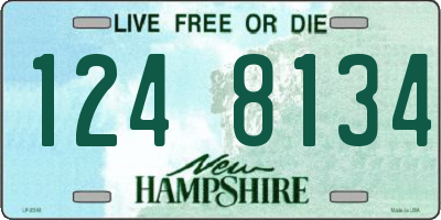 NH license plate 1248134