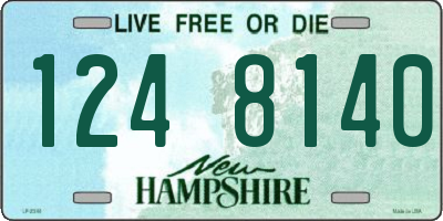 NH license plate 1248140