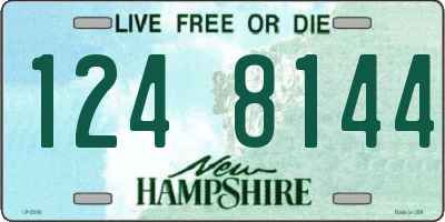 NH license plate 1248144